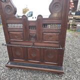 Breton wall-mounted chestnut locker