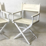 Paire de chaises pliantes