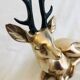 Massive brass deer