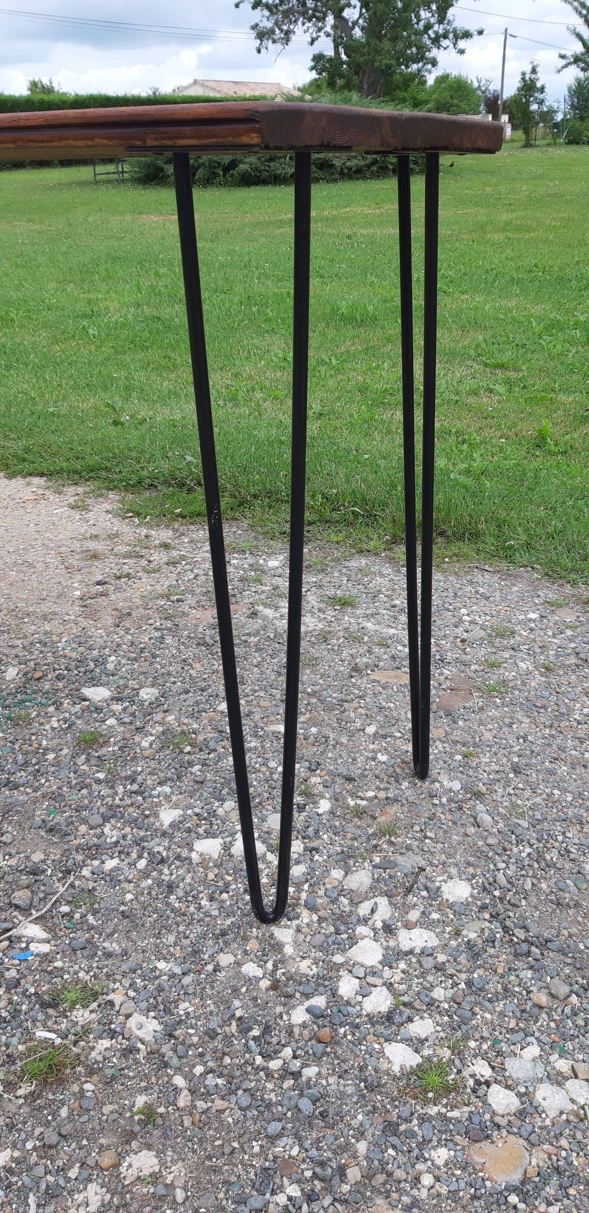 Industrial console feet compass iron