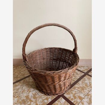 Panier osier ancien