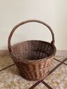 Panier osier ancien