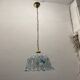 Blue Murano Art Glass Light Pendant 1970’s