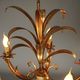 Vintage chandelier with 5 lights attributed to Hans Kögl. 1970s.