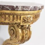 Pair of Louis XVI style consoles from the Napoleon III period. Circa 1880.