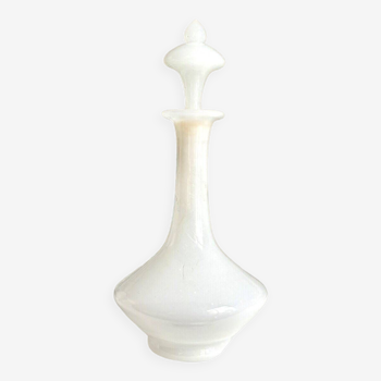 White opaline bottle