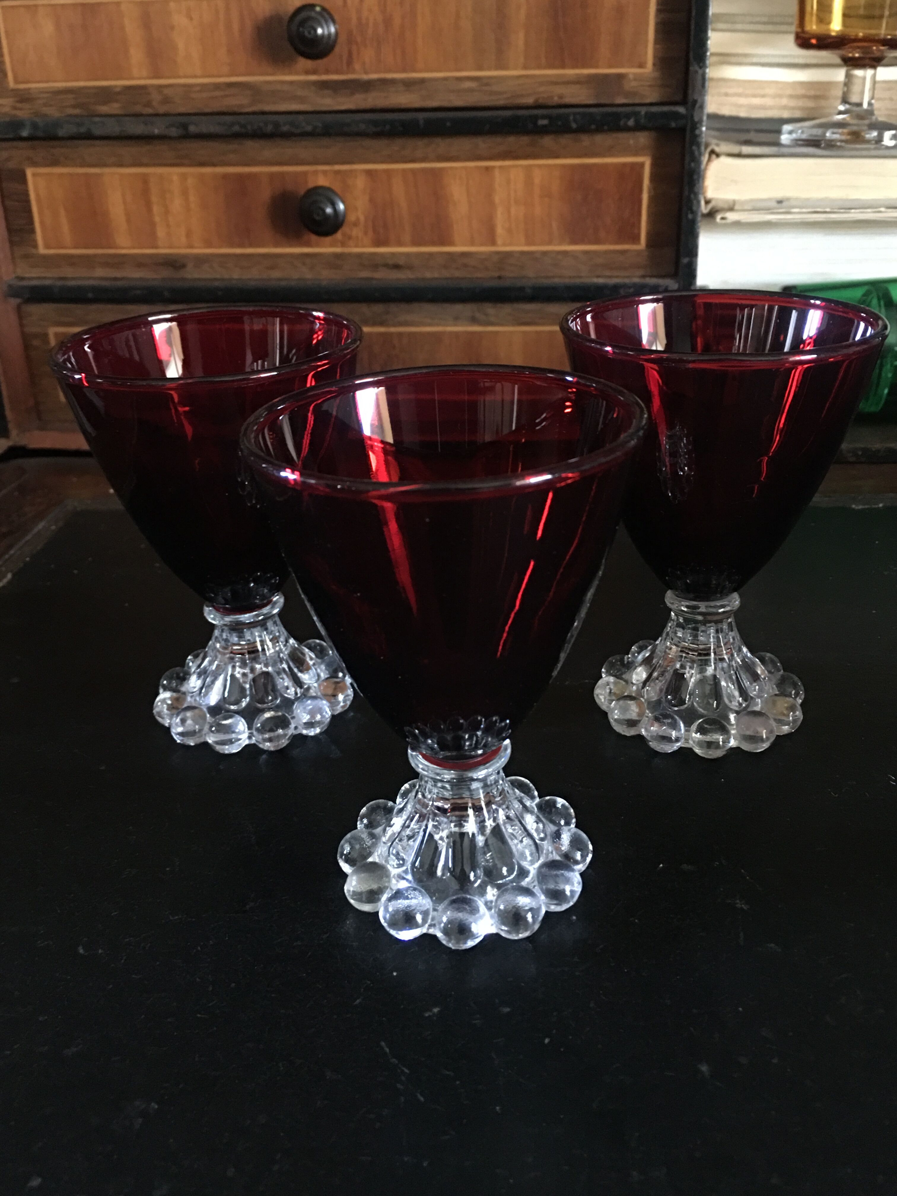 Lot de verres vintage