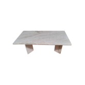 Table basse vintage en marbre de carrare