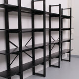 Ebonized Oak Shelving Units Denmark, Niels Gammelgaard 1970s