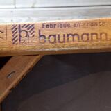 4 chairs baumann imitation black leather