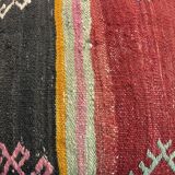 VINTAGE TURKISH KILIM CUSHION COVER , 45 X 45 CM