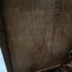Vintage two-door cabinet with shelves