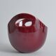 Scandinavian Modern Merlot Red Stoneware Bowl by SYCO, Sweden, 1950s