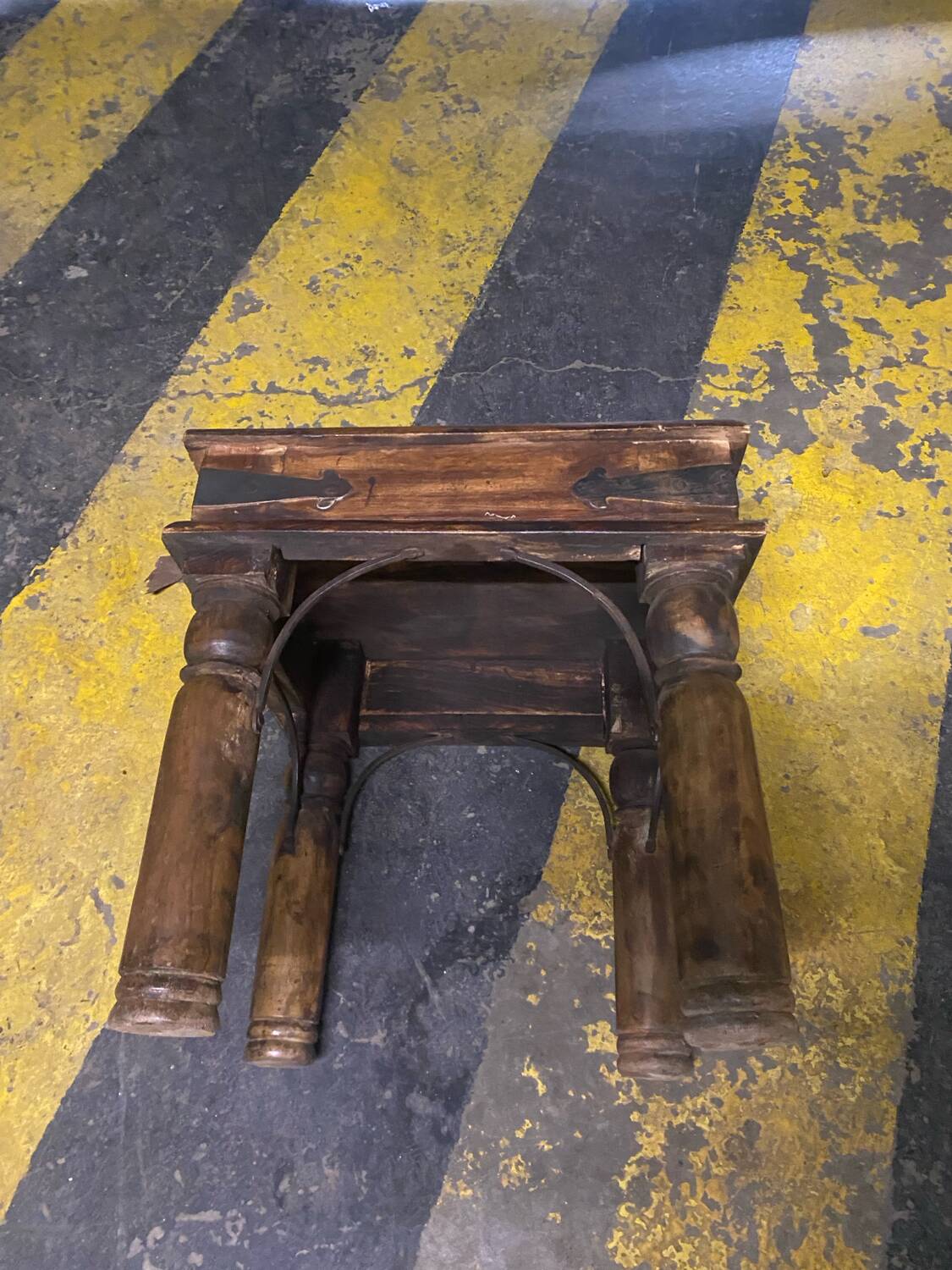 Mango wood coffee table