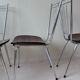 Lot de 3 chaises en formica et chrome années 70