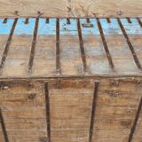 Antique Burmese teak dowry chest
