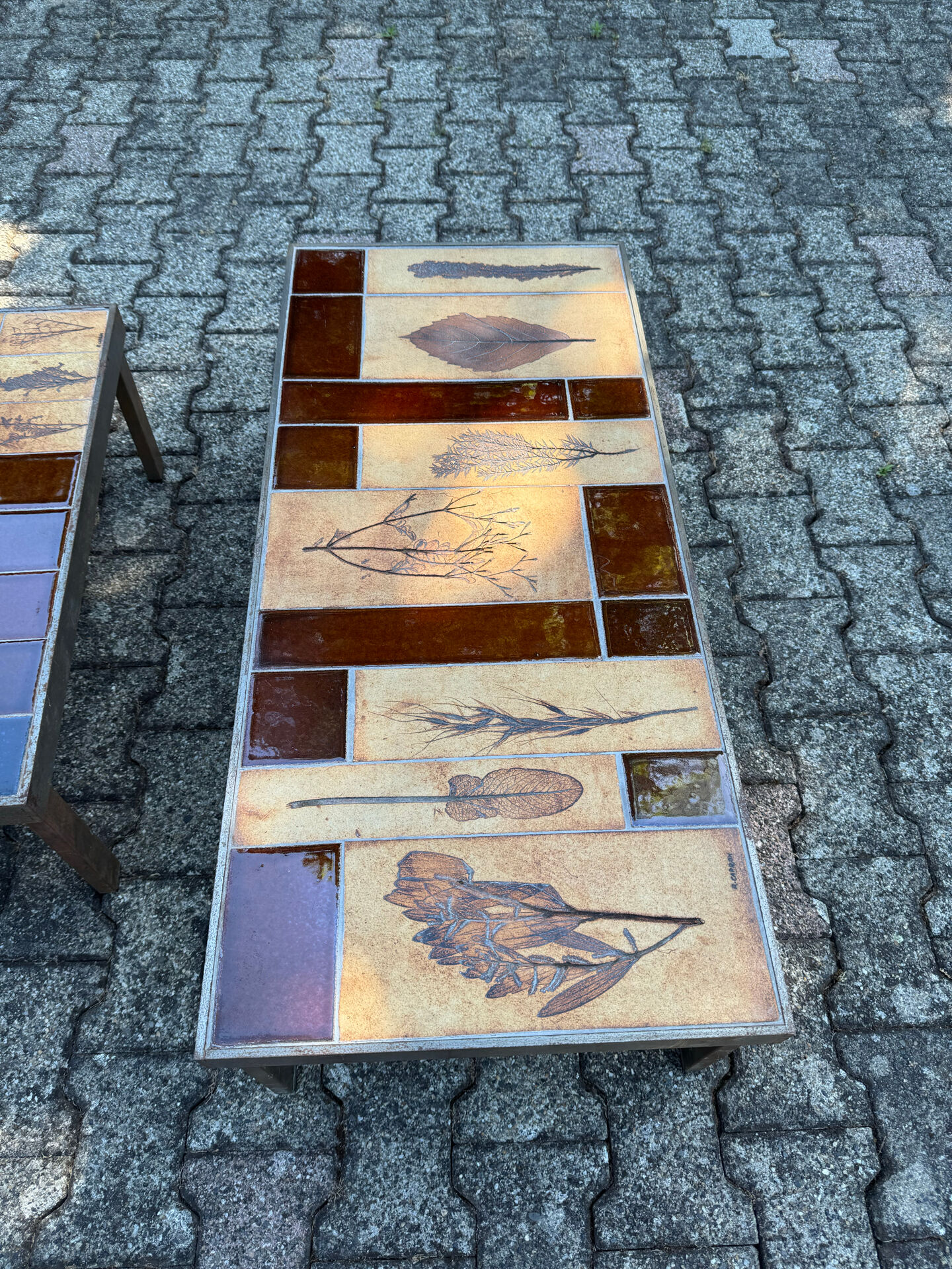 Table basse Roger Capron série « les Herbiers »