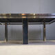 Vintage Italian chrome dining table, 1970s