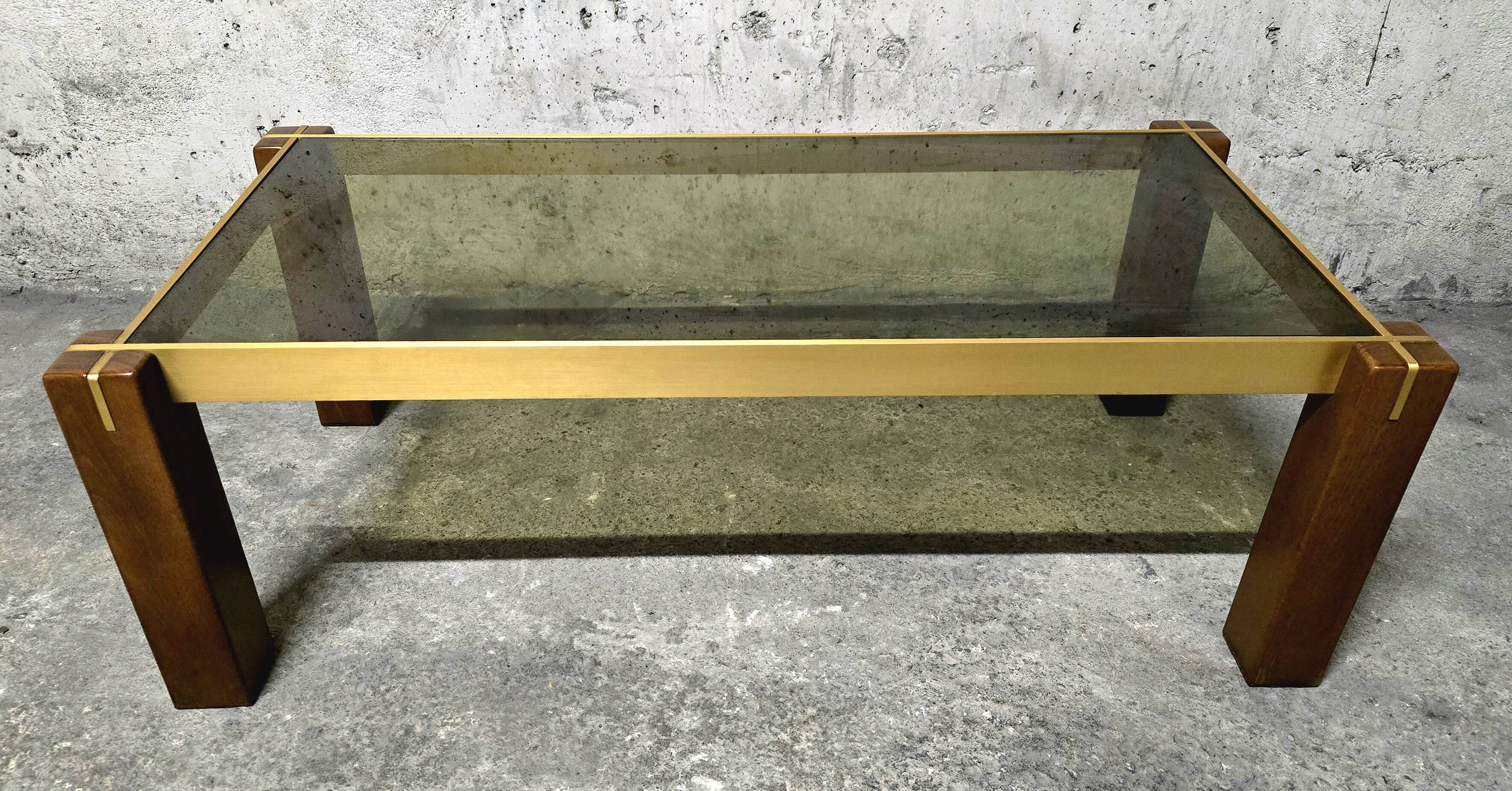Vintage coffee table by Renato Polidori 1970