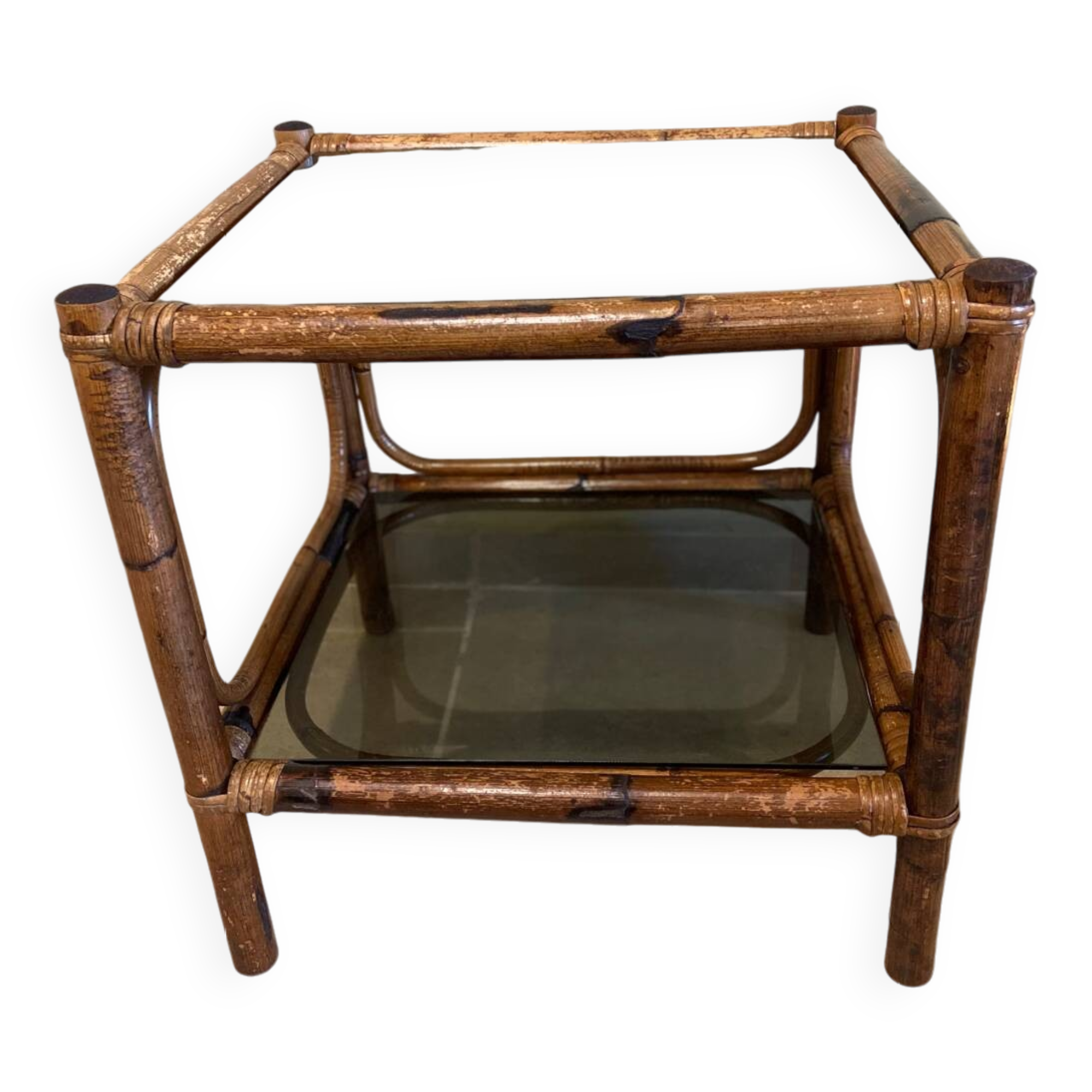 Rattan coffee table