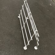 Mid-century modern minimalist metal coat rack from the 1960s.