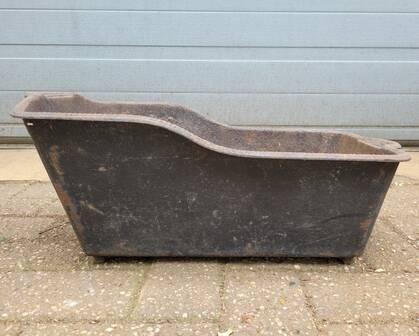 Antique cast iron flower planter jardiniere