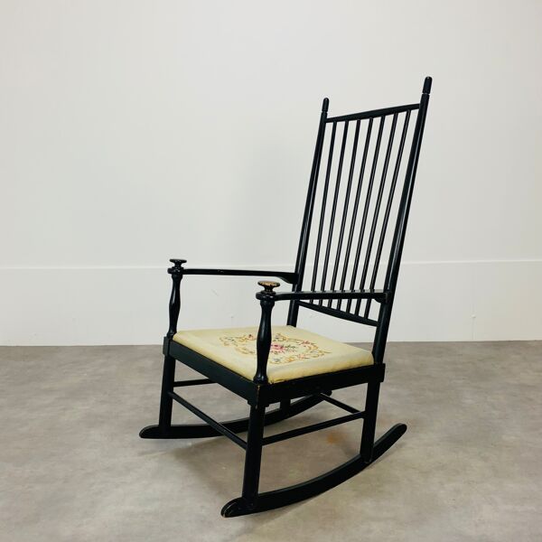 Rocking chair art and craft vintage