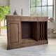 Oak and marble counter 1950
