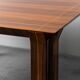 Table en bois et métal 1970 vintage modernisme