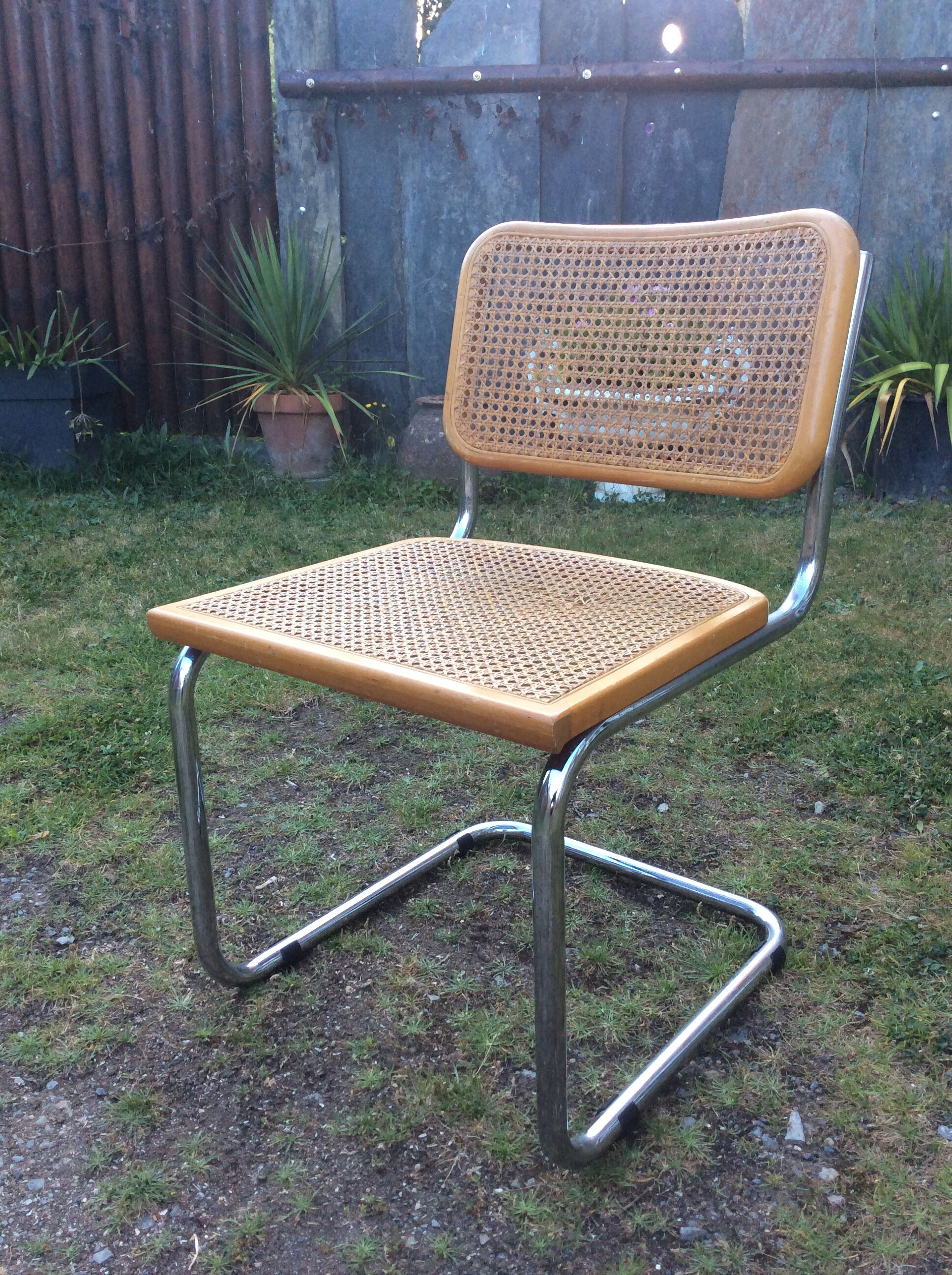 Vintage chair cannée Cesca Marcel Breuer B32
