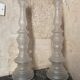 Pair of art deco candle holders