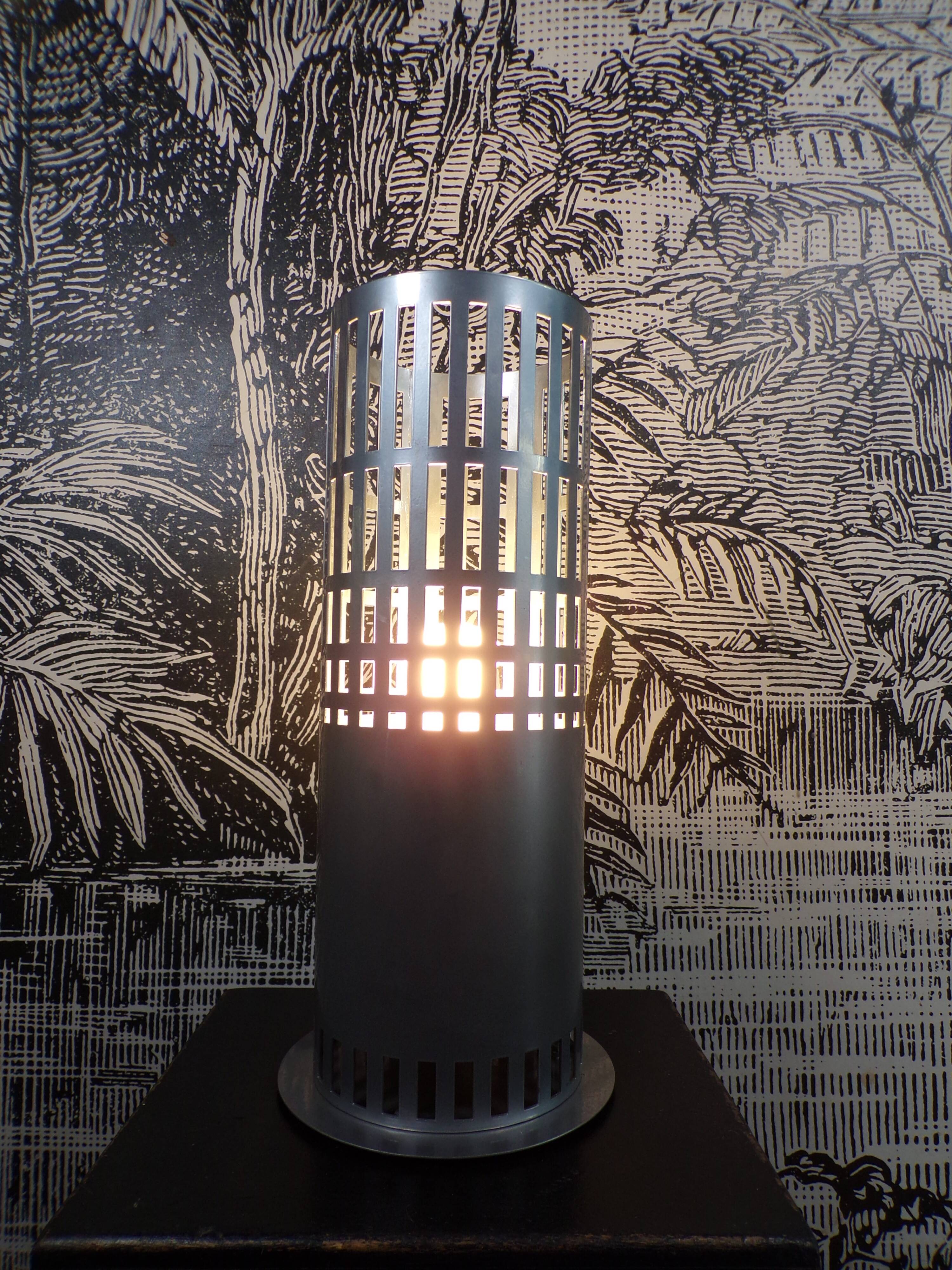 1980 metal building lamp