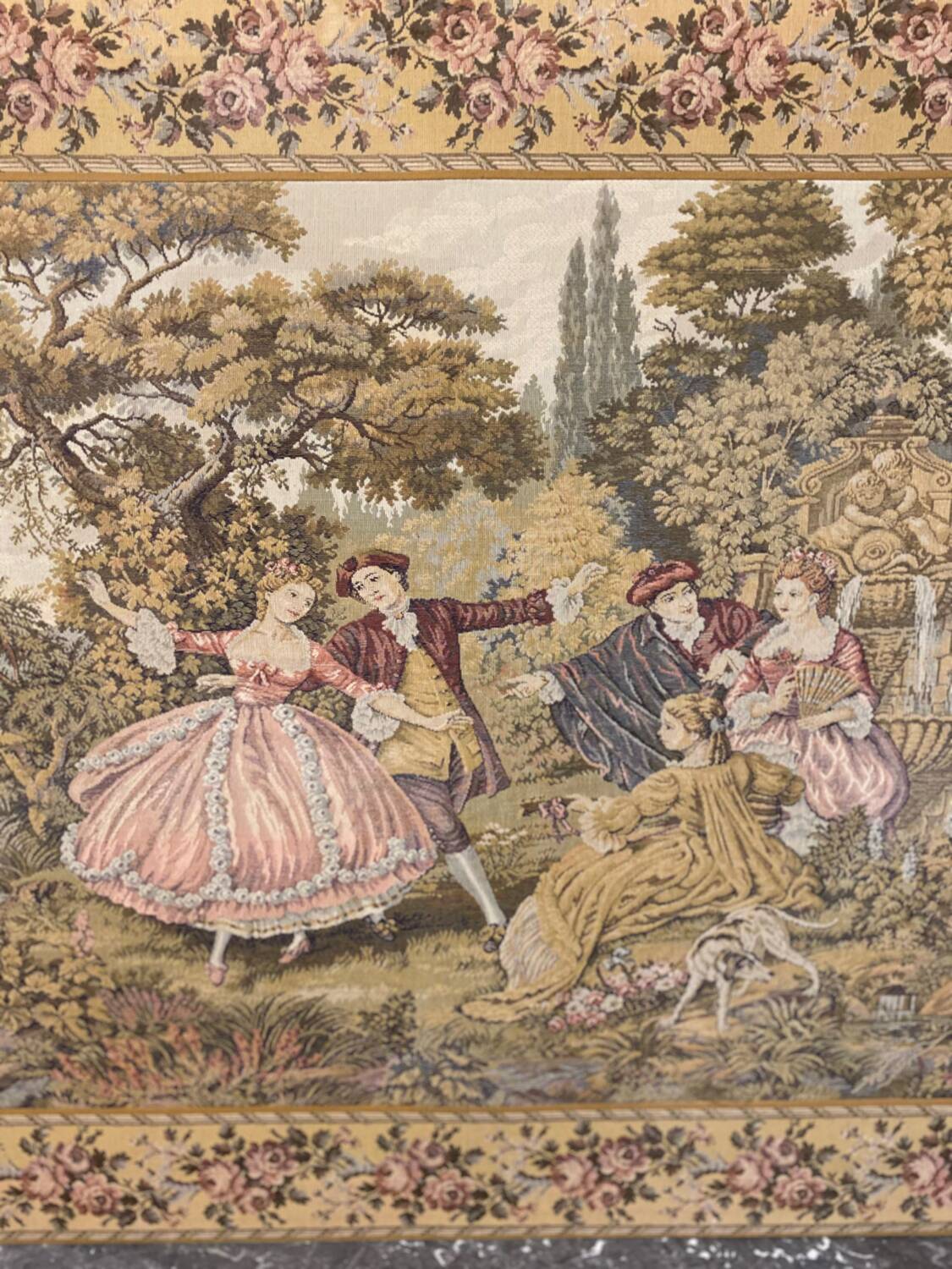 Romantic wall tapestry