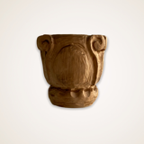 Vase en bois