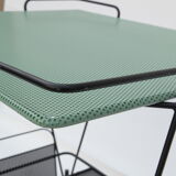Perforated metal rolling table