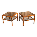 Two Chippendale style coffee tables