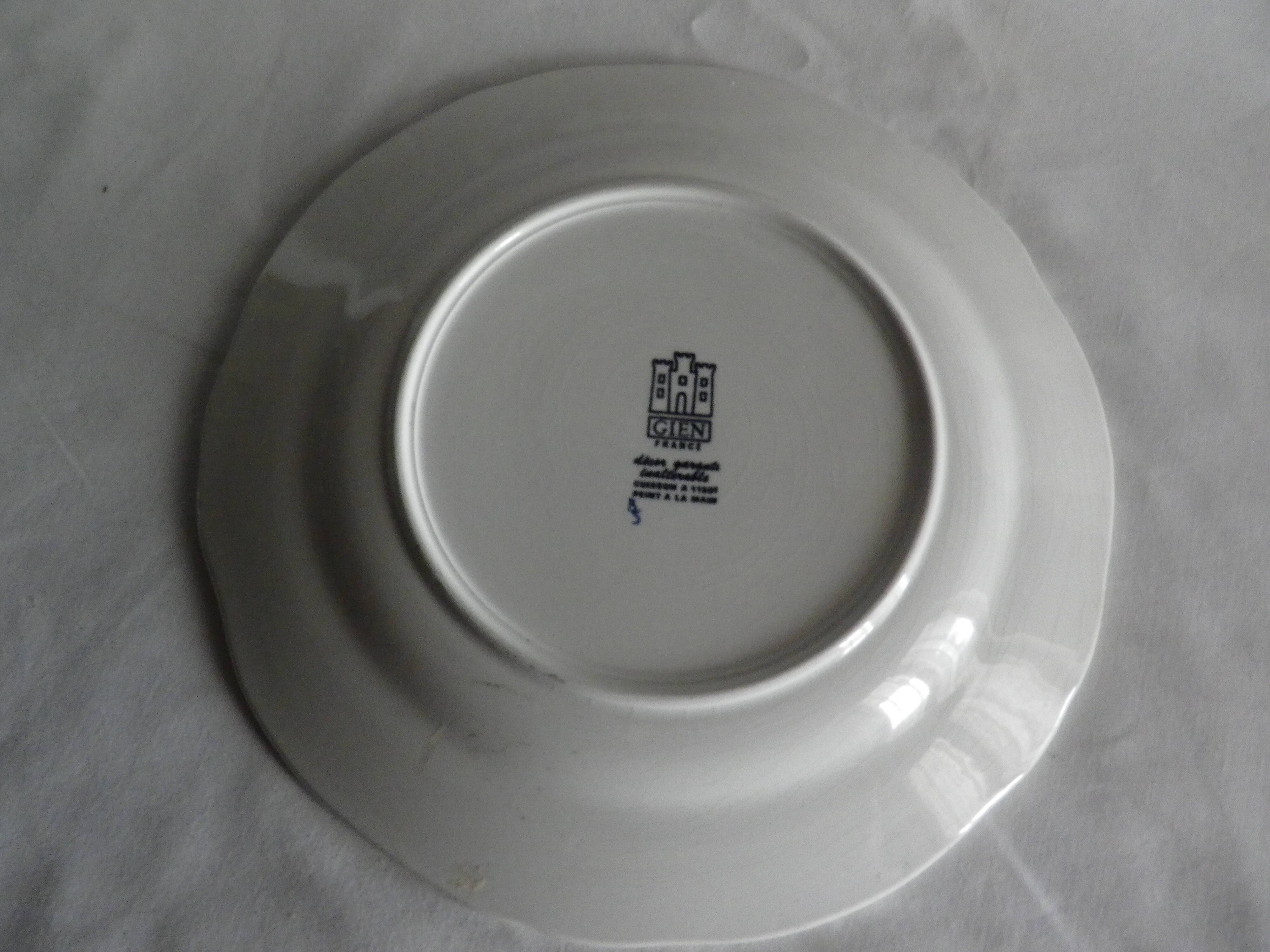 assiette Gien