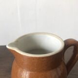 Set of 3 glazed stoneware jugs