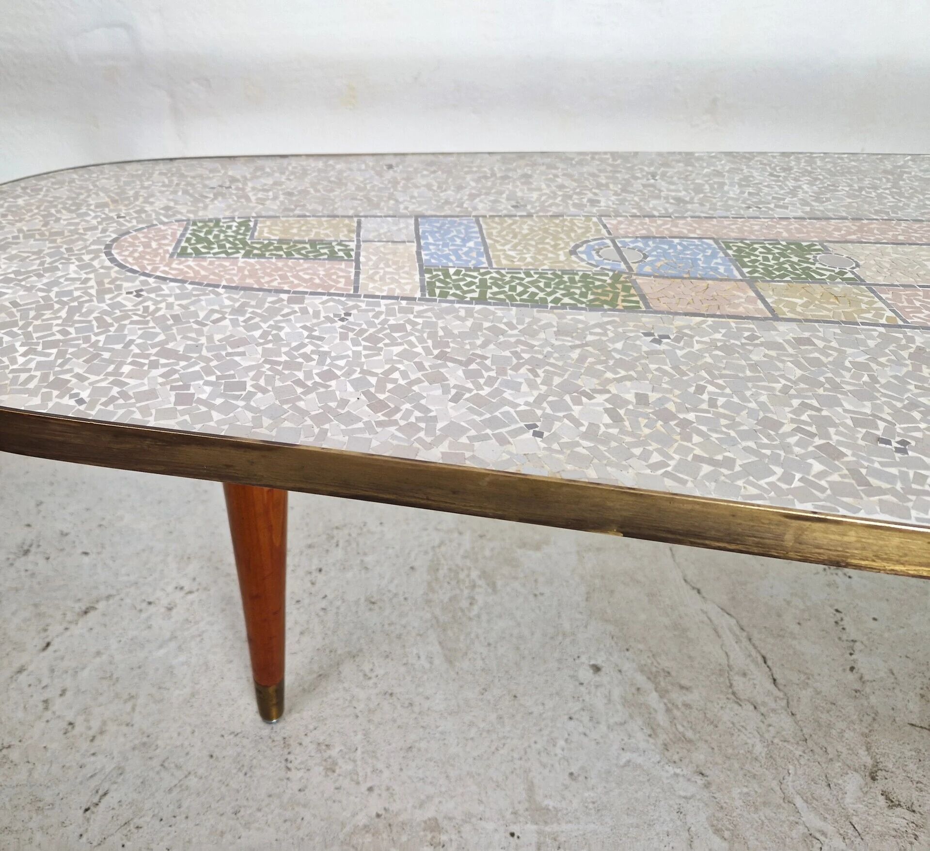 XL Berthold Müller mosaic coffee table