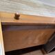 Bureau art deco 108x60 3 tiroirs dessus cuir à changer