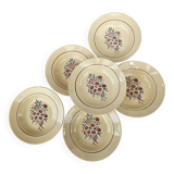Deep plates x6 "Francine" Badonviller