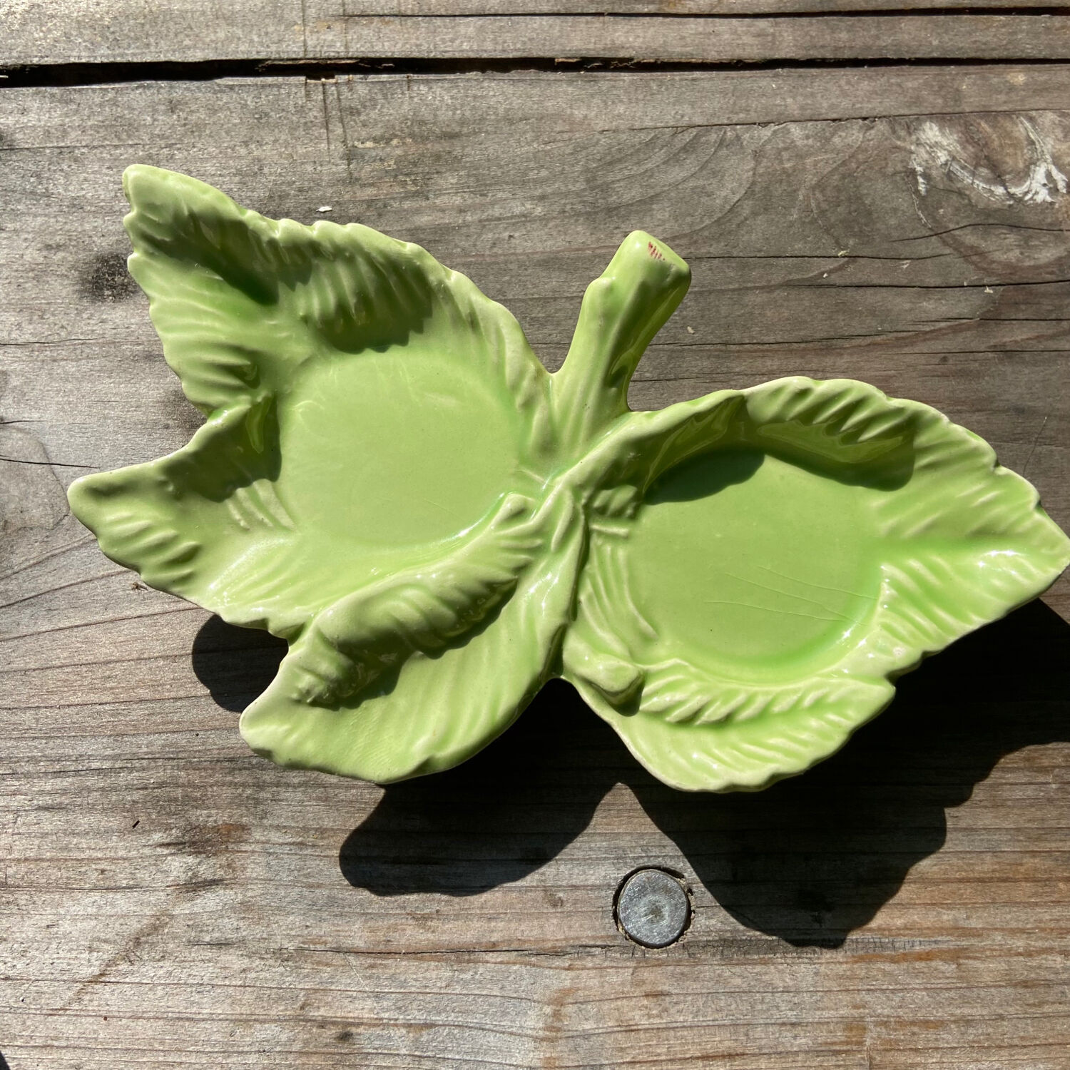 Salt shaker and pepper shaker in slip