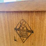 Danish retro vintage bookcase by Ølholm Møbelfabrik in teak 1960s