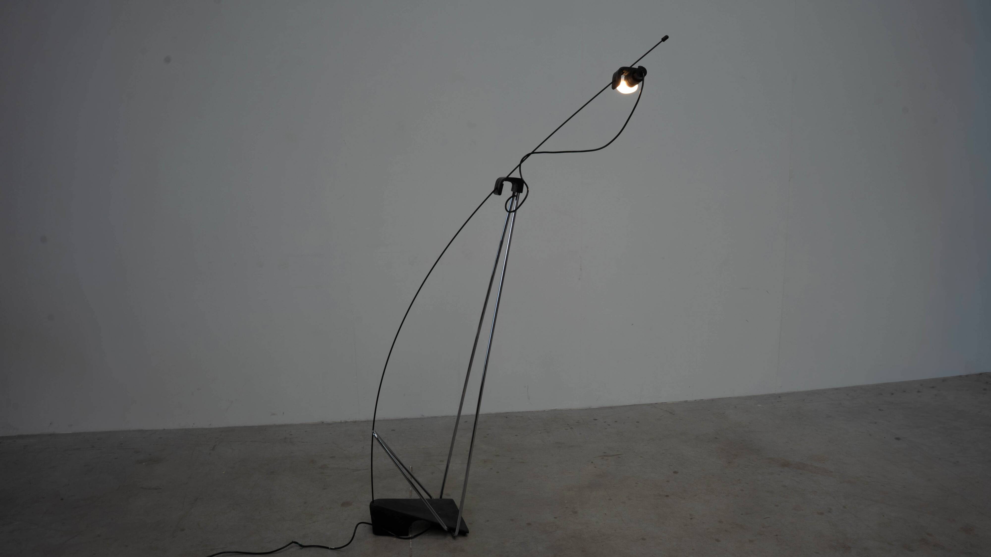Postmodern "Bluebell" floorlamp by CP & PR Associati for Fontana Arte