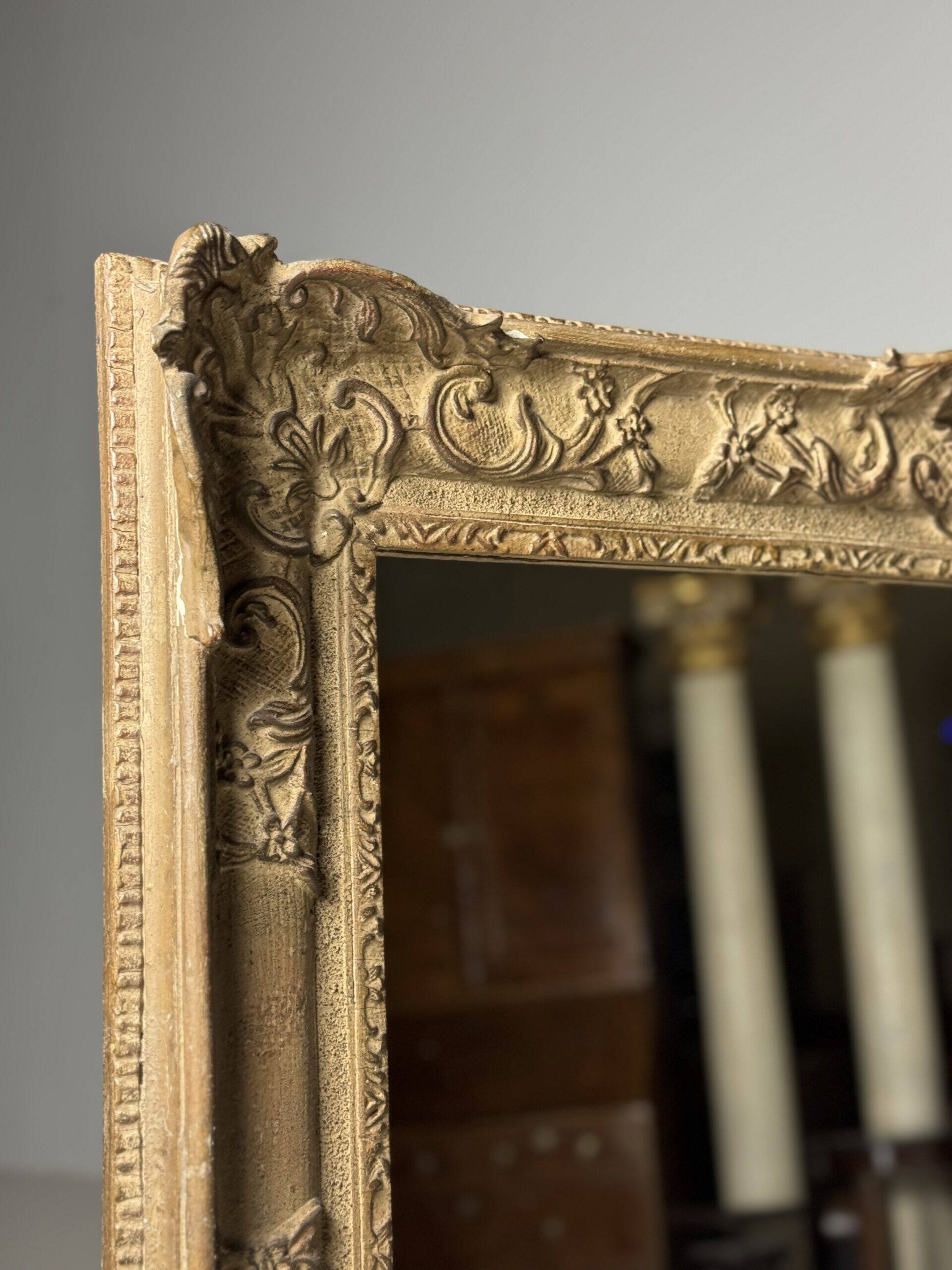 Large classic rural mirror