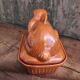Vintage tureen for pâté rabbit shaped