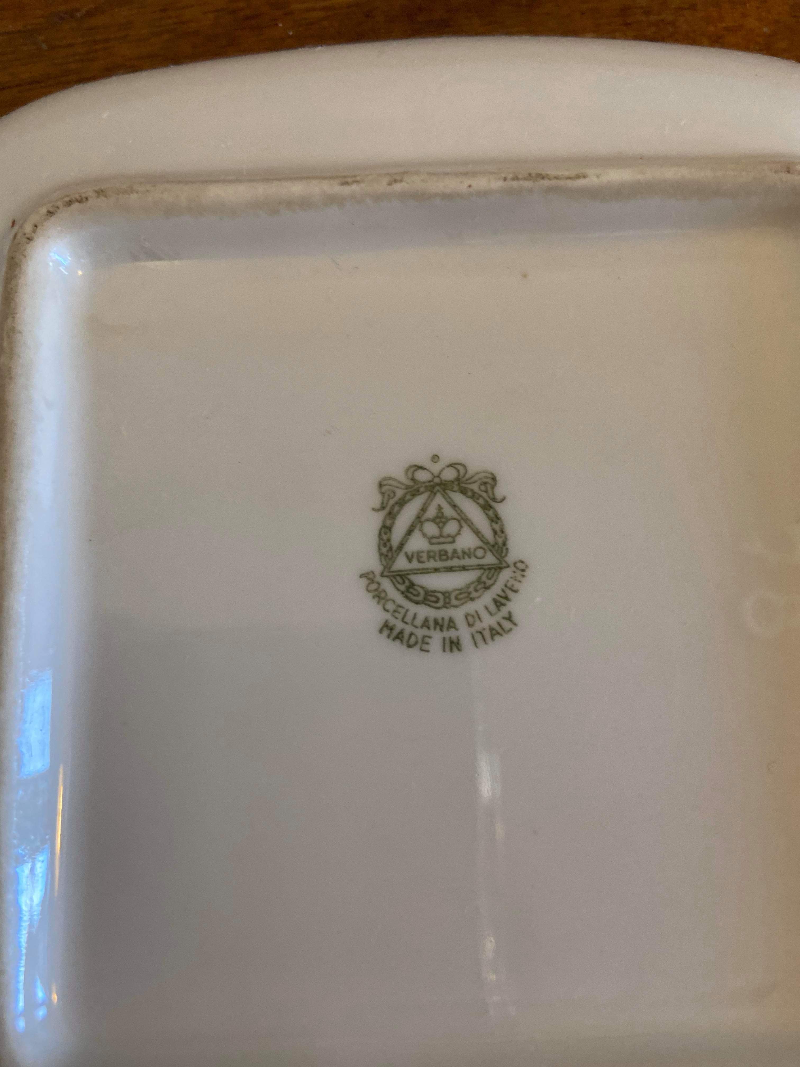 Porcelain plate representing the Milan Cathedral