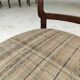 Set of 4 Fischel art deco chairs, fabric and walnut, year 30