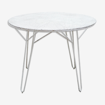 Table de jardin vintage par Mathieu Matégot