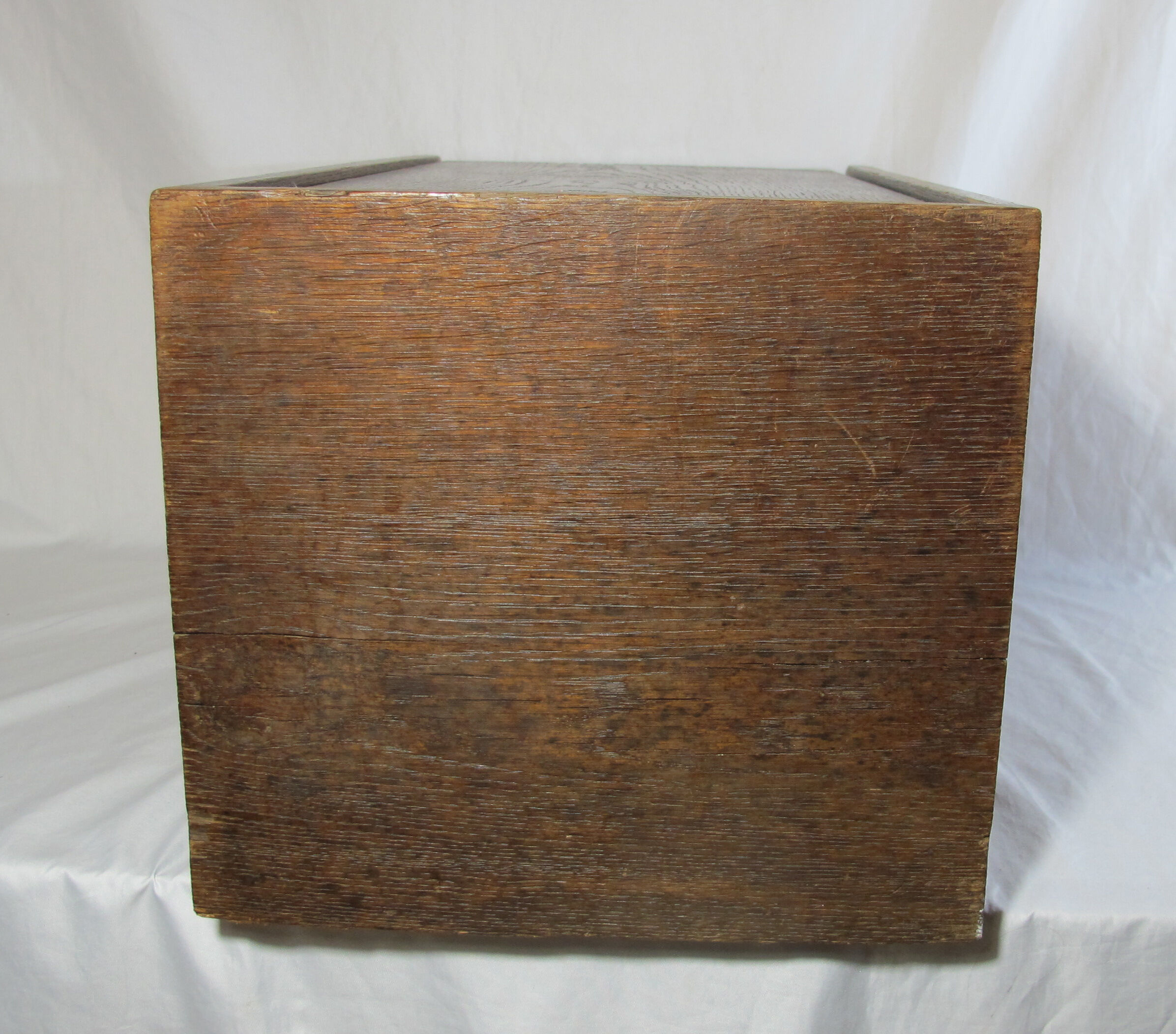 Large oak storage box